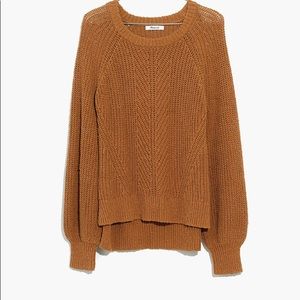 NWT madewell balloon sleeve pullover sweater